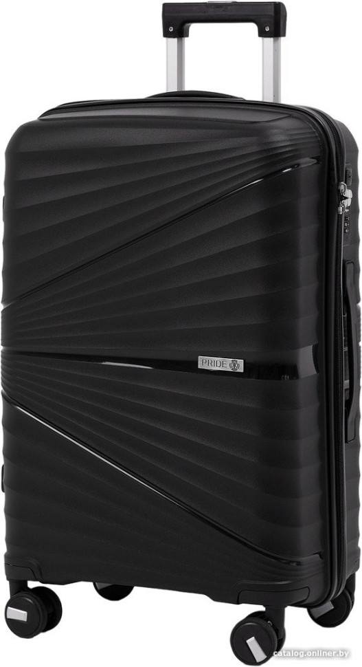 Чемодан-спиннер Pride PP-9702 (M, черный)