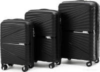 Чемодан-спиннер Pride PP-9702 (M, черный)