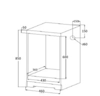 Духовой шкаф Meferi MEO454BK LIGHT