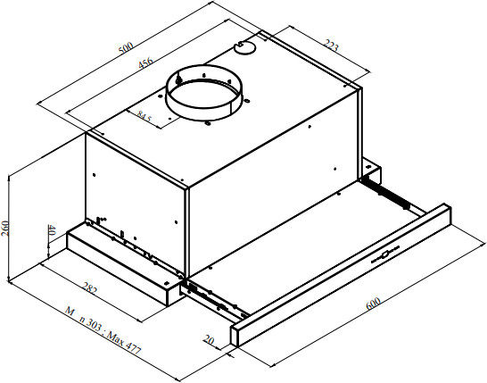 Вытяжка Beko HNT 61630 X