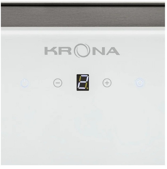 Вытяжка Krona Selina Glass 600 S (белый) 00026702