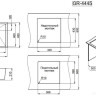 Кухонная мойка Granula GR-4445U (сатин)
