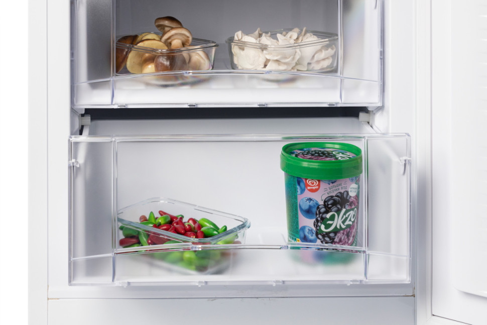 Холодильник с морозильником NORDFROST NRB 124 W