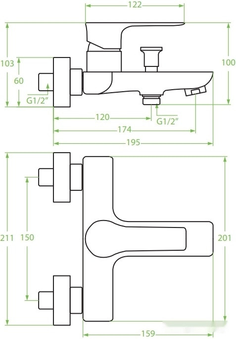 Смеситель Laveo Raila BLL 010D