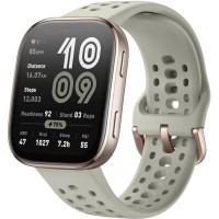 Умные часы Amazfit Bip 6 (серебристый, с серым силиконовым ремешком)