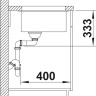 Кухонная мойка Blanco Rotan 400-U 521334 (белый)
