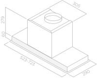 Вытяжка Elica HIDDEN IX/A/90