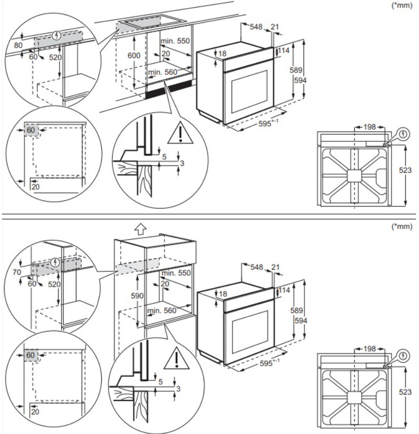 Духовой шкаф Electrolux KOF3H70X