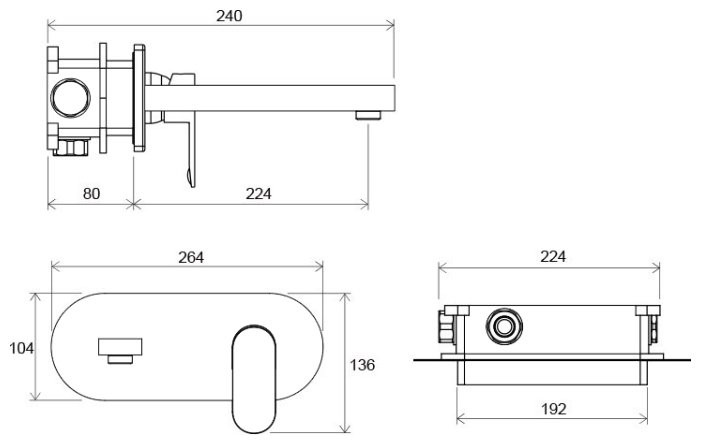 Смеситель Ravak Chrome CR 019.00