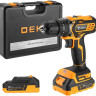 Ударная дрель-шуруповерт Deko DKCD20 Impact Set 063-4415 (с 2-мя АКБ 2 Ач, кейс)