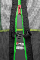 Батут Alpin 2.52 м с защитной сеткой и лестницей