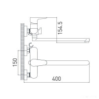 Смеситель Gross Aqua Space 7515288СW-35L(F)