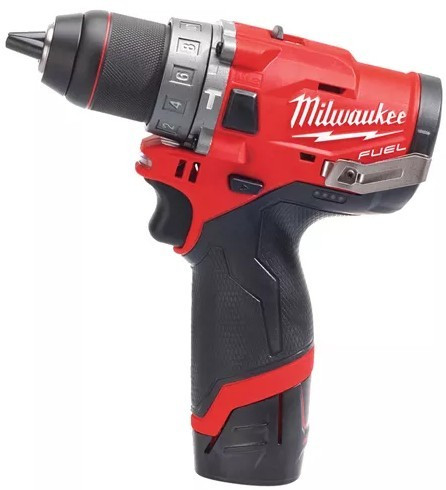 Дрель-шуруповерт Milwaukee M12 FDD-202X Fuel 4933459816 (с 2-мя АКБ, кейс)