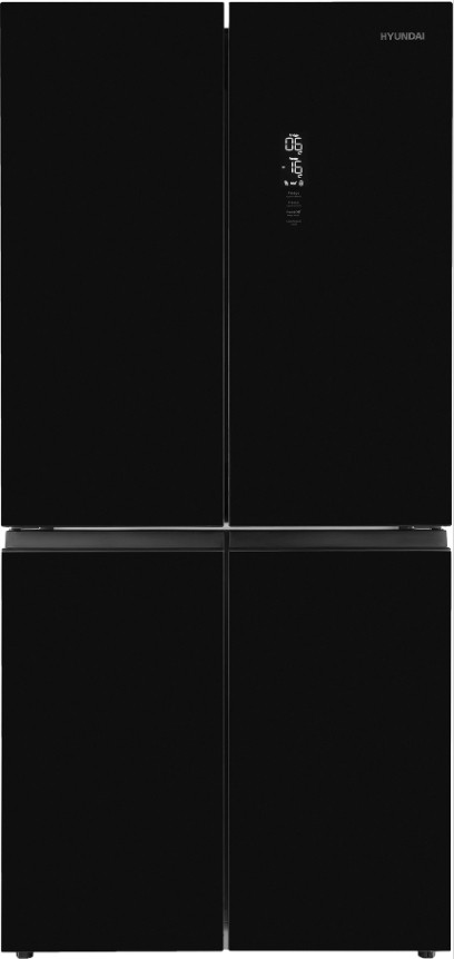 Холодильник Hyundai CM55043F черное стекло