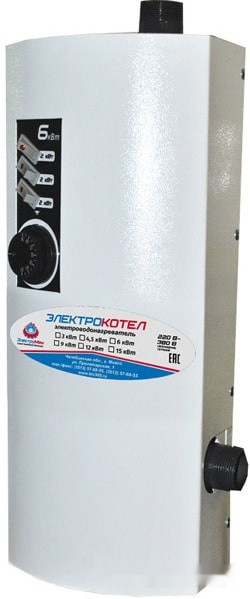 Отопительный котёл Электромаш ЭВПМ-6 кВТ