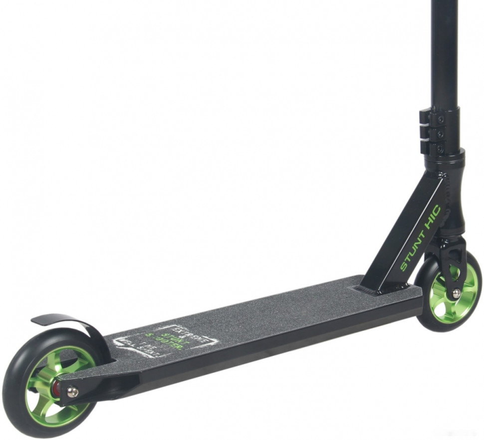 Самокат RGX Stunt HIC (черный/зеленый)