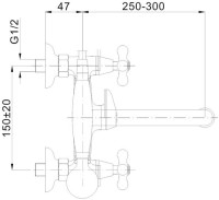 Смеситель Ferro Retro XR11a