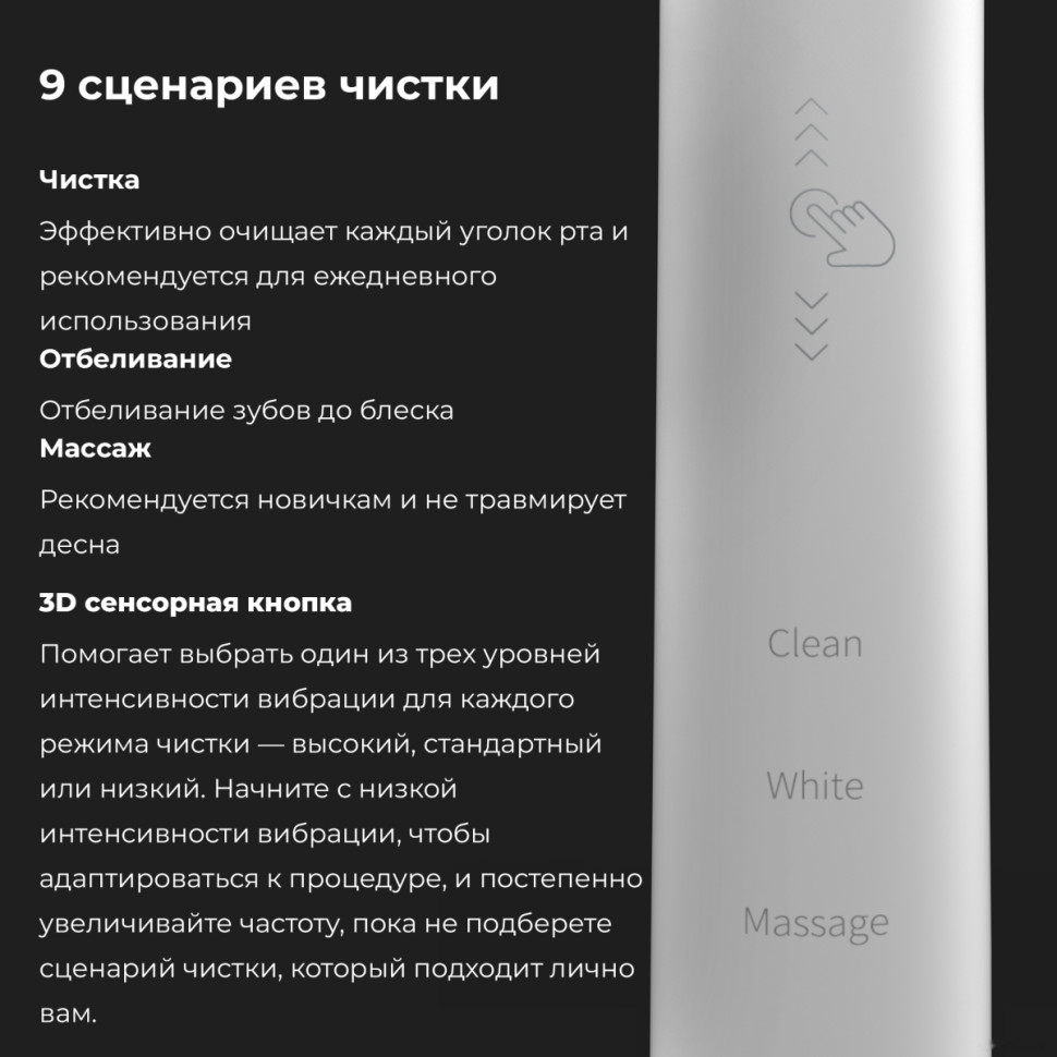 Электрическая зубная щетка Aeno DB3