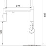 Смеситель Rose R458C