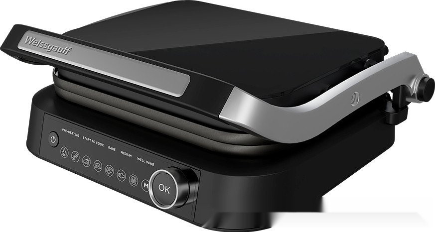 Электрогриль Weissgauff WCG-360 Nero Glass Chef’s Steak