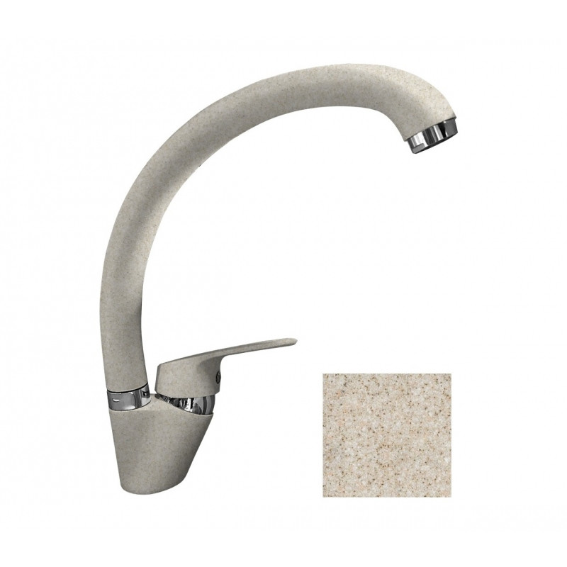 Смеситель GranFest QUARZ GF-Z3323 (белый)