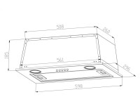 Вытяжка GrandGermes Qena 60 (черный)