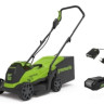 Газонокосилка электрическая Greenworks GD24LM33K4 / 2516107UB 24В (АКБ 4 А/ч и ЗУ)