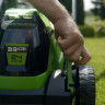 Газонокосилка электрическая Greenworks GD24LM33K4 / 2516107UB 24В (АКБ 4 А/ч и ЗУ)