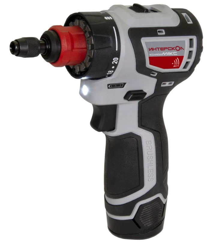 Аккумуляторная дрель-шуруповерт Интерскол ДА-10/12В (687.2.2.78)
