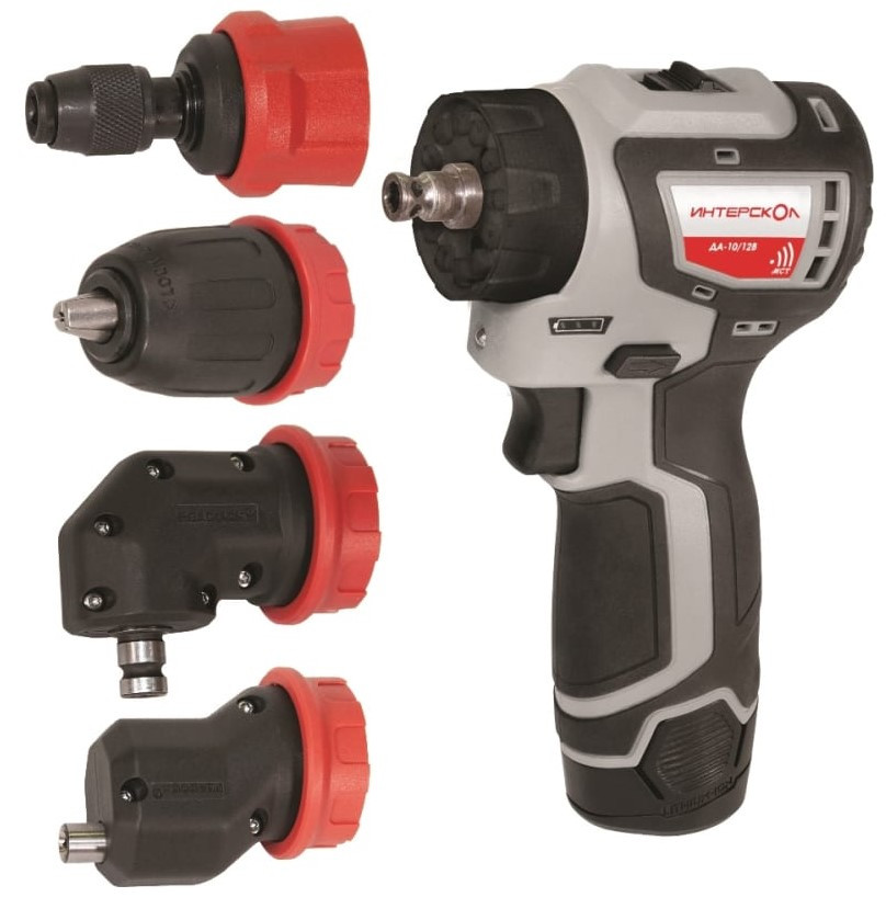 Аккумуляторная дрель-шуруповерт Интерскол ДА-10/12В (687.2.2.78)