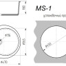 Кухонная мойка Maxstone MS-1 (темно-серый глянец)
