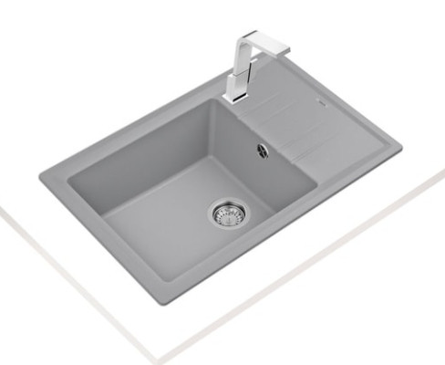 Кухонная мойка Teka Stone 60 S-TG 1B 1D (Grey metallic)