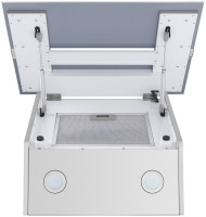 Вытяжка Maunfeld MERSEY 60 нержавеющая сталь/белое стекло