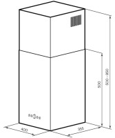 Вытяжка LEX Mono 400 (белый)