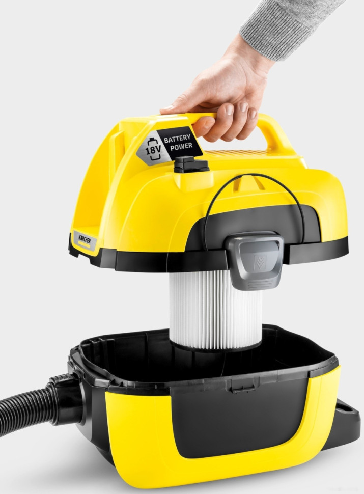 Пылесос Karcher WD 1 Compact Battery 1.198-300.0