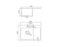 Кухонная мойка Gerhans K35848-R (нержавеющая сталь)