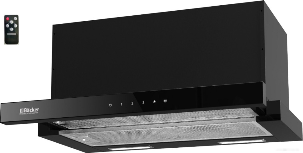 Вытяжка Backer TH60CL-2F200-BLACK RC