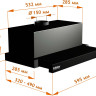 Вытяжка Backer TH60CL-2F200-BLACK RC