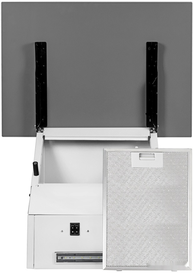 Вытяжка Germes Toscana 60 (1 скорость, белый)