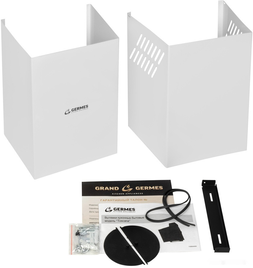 Вытяжка Germes Toscana 60 (1 скорость, белый)