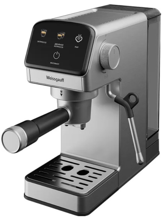 Рожковая кофеварка Weissgauff WCM-240 DBx Cappuccino ColorTouch