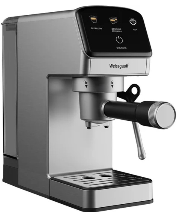 Рожковая кофеварка Weissgauff WCM-240 DBx Cappuccino ColorTouch