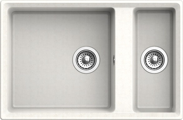 Кухонная мойка GranFest GF-LV-760K (белый)