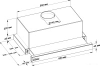 Вытяжка Backer TH60L-2F200-SS