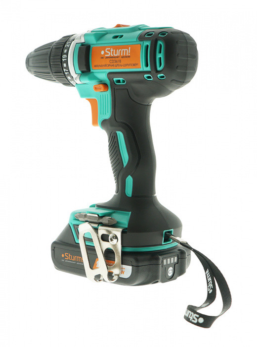 Дрель-шуруповерт Sturm CD3618 (с 2-мя АКБ, кейс)