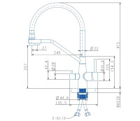 Смеситель ARFEKA Japeto (satin)