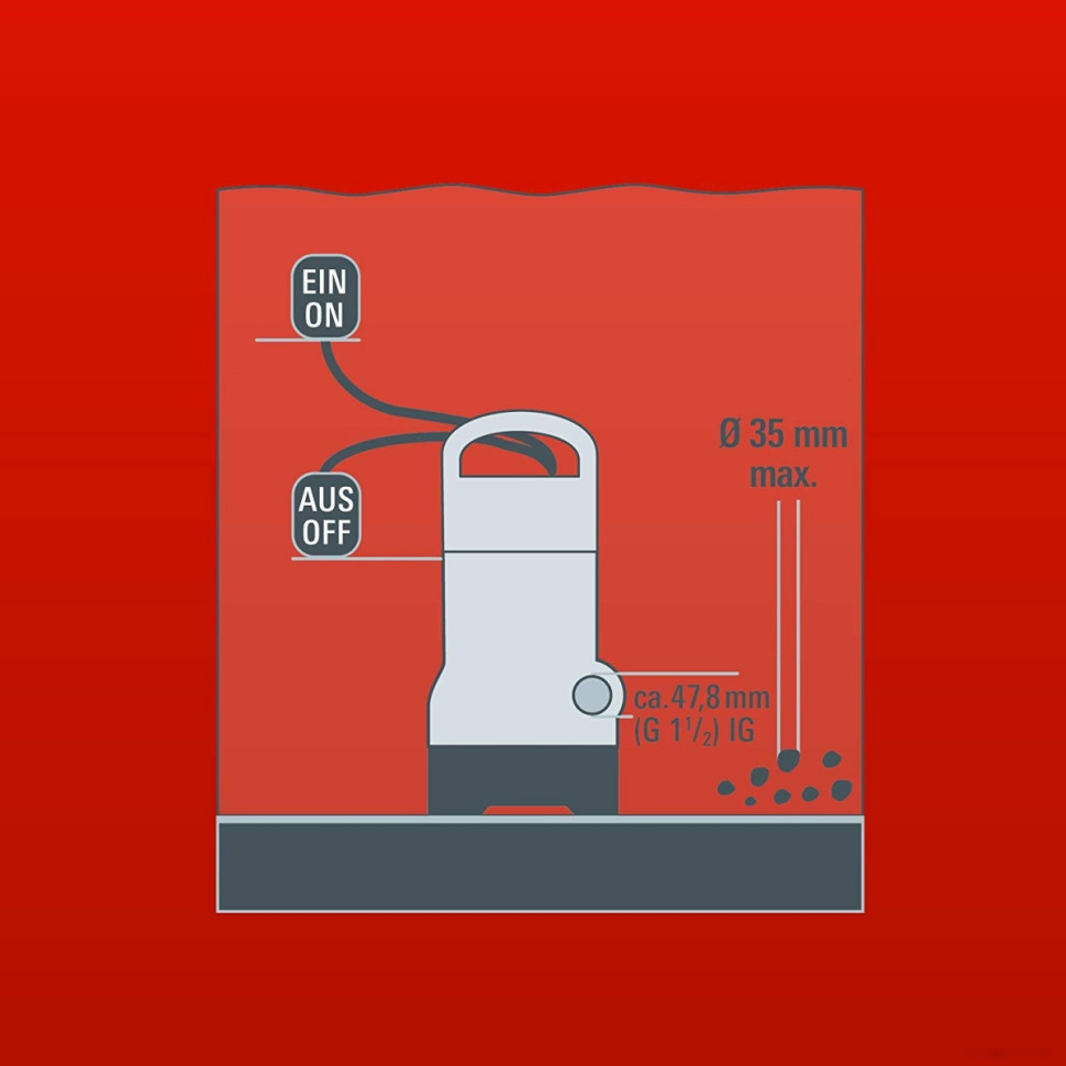 Насос Einhell GC-DP 7835