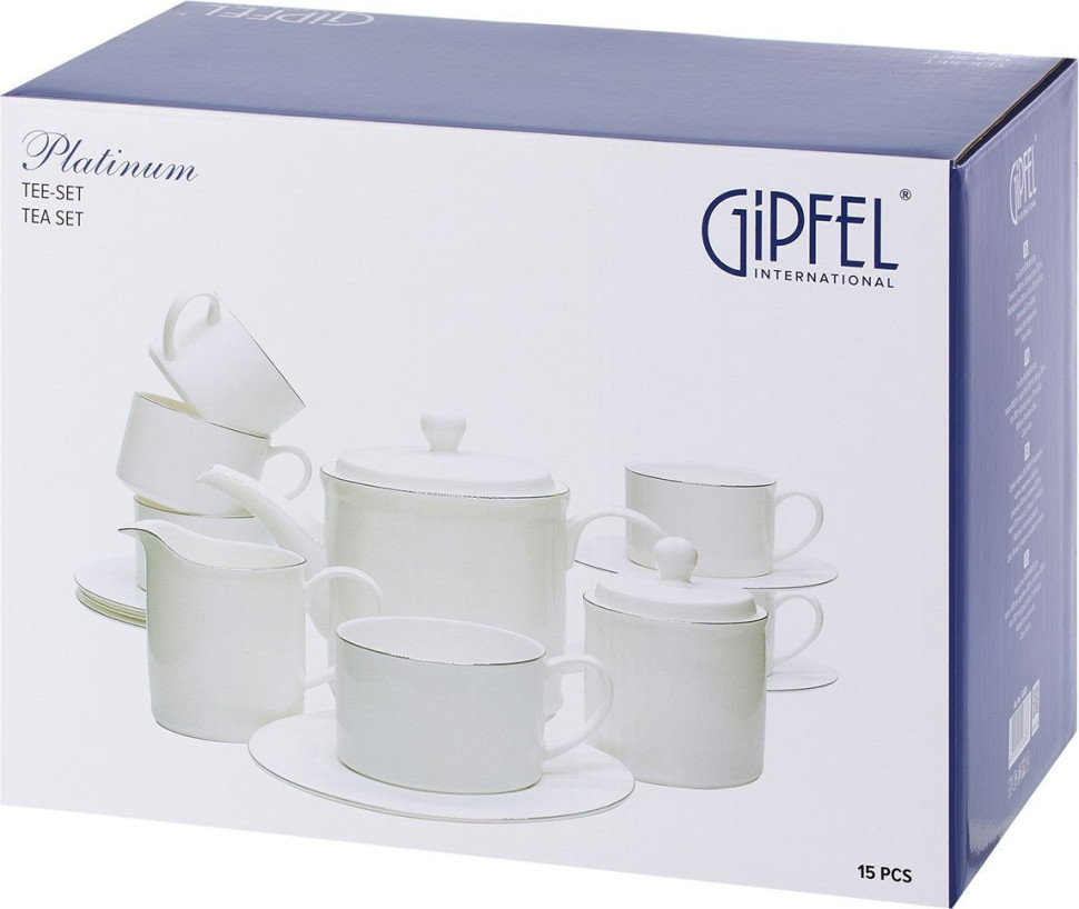 Набор заварочных чайников Gipfel Platinum 52636 (15пр)