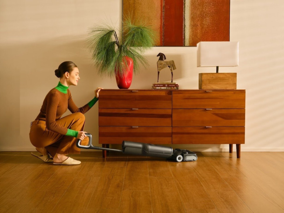 Пылесос Roborock Wet and Dry Vacuum Cleaner F25 ACE Combo WD5M6A (с русской озвучкой, черный)