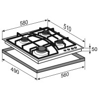 Варочная панель Zigmund &amp; Shtain M 27.6 B
